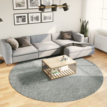 Шаги килим с дълъг косъм "PAMPLONA" модерен зелен Ø 240 см