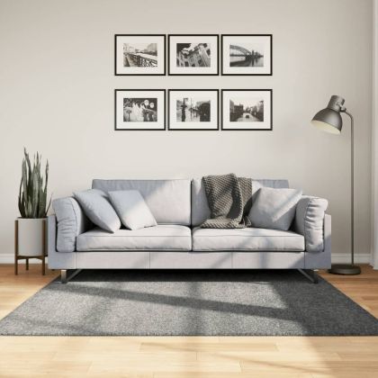 Шаги килим с дълъг косъм "PAMPLONA" модерен зелен 160x160 см