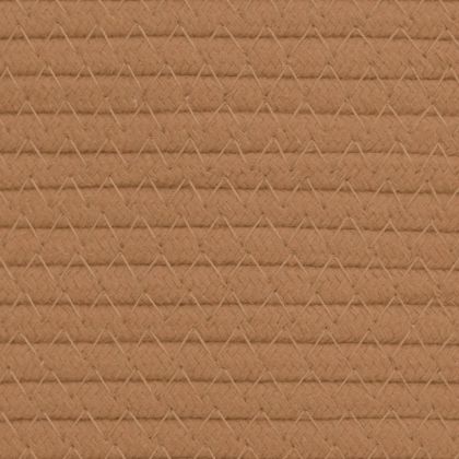 Кош за съхранение, 2 бр, кафяво и бяло, Ø24x18 см, памук