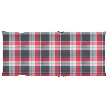 Сгъваеми градински столове с възглавници, 3 бр, акация масив