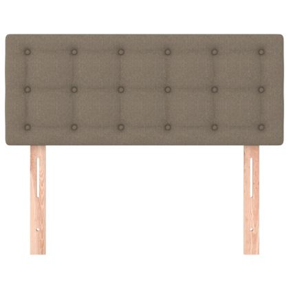 Горна табла за легло, таупе, 100x5x78/88 см, плат