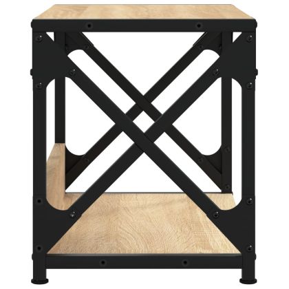 Стойка принтер 2 нива сонома дъб 44x26x31,5 см инженерно дърво