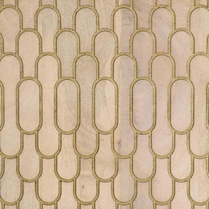 Страничен шкаф 60x33x75 см манго масивно дърво