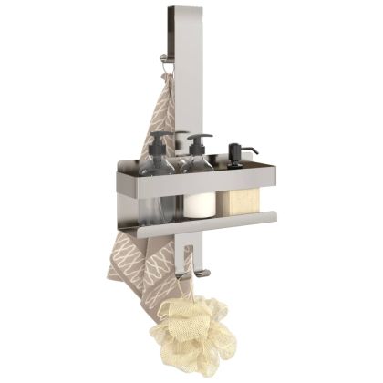 Органайзер за душ кабина, матова неръждаема стомана 304