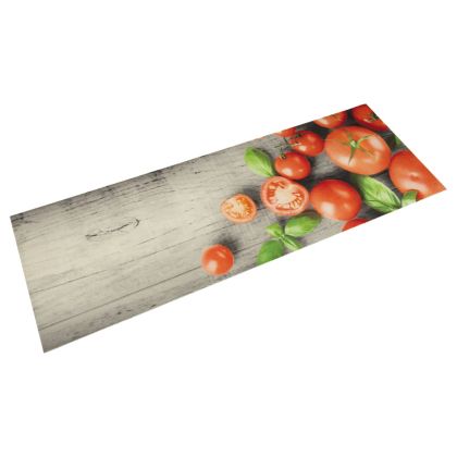 Кухненско килимче, миещо, домати, 45x150 см, кадифе