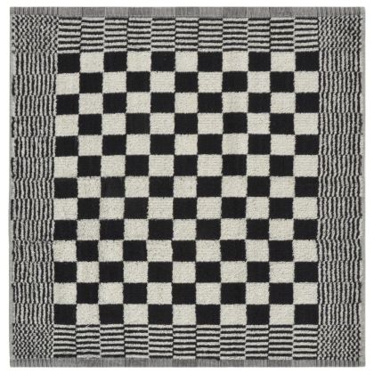 Комплект кърпи от 20 части, черен и бял, памук