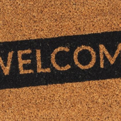 Изтривалка за врата натурална 45x75 см тъфтинг кокосови влакна