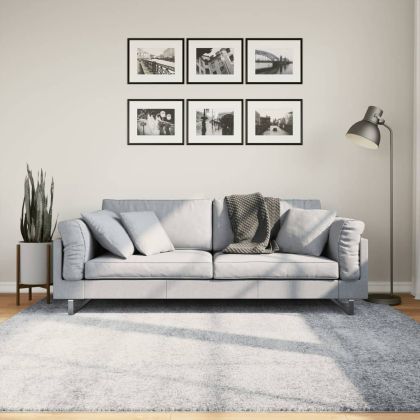 Шаги килим с дълъг косъм "PAMPLONA" модерен син 200x200 см