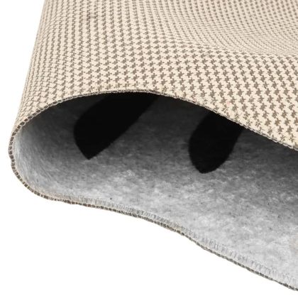 Килим черно и бяло 120x170 см шарка зебра миещ противохлъзгащ