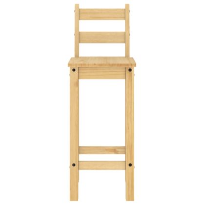 Бар комплект от 3 части, масивна борова дървесина