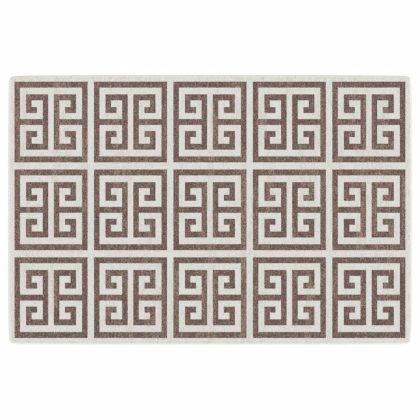 Килим за открито и закрито къс косъм шарен 120x180 см неплъзгащ