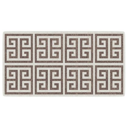 Килим за открито и закрито къс косъм шарен 80x150 см неплъзгащ