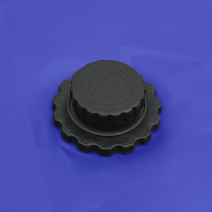 Резервоар за вода с кран, сгъваем, 1500 л, PVC