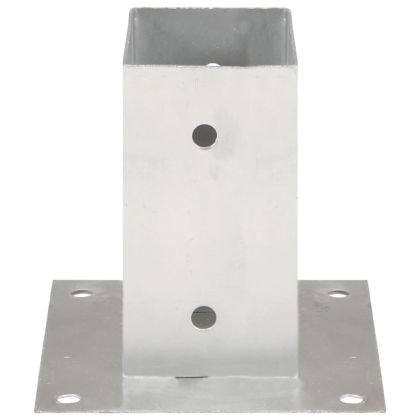 Анкери за огради, 4 бр, поцинкован метал, 71 мм