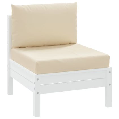 Палетни възглавници, 2 бр, бежови, Оксфорд плат