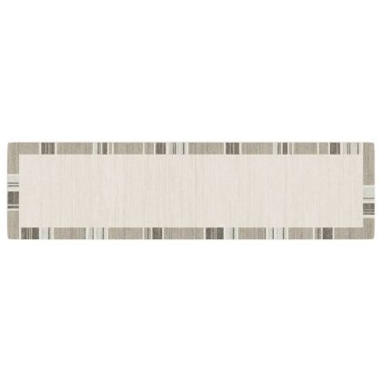 Килим за открито и закрито къс косъм шарен 80x300 см неплъзгащ