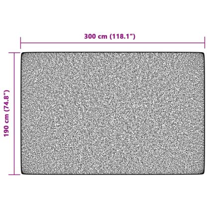 Килим за открито и закрито къс косъм шарен 190x300 см неплъзгащ