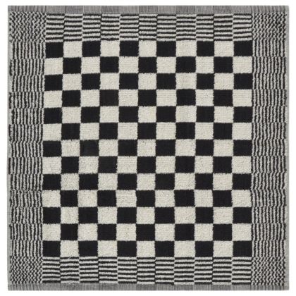 Комплект кърпи от 50 части, черен и бял, памук