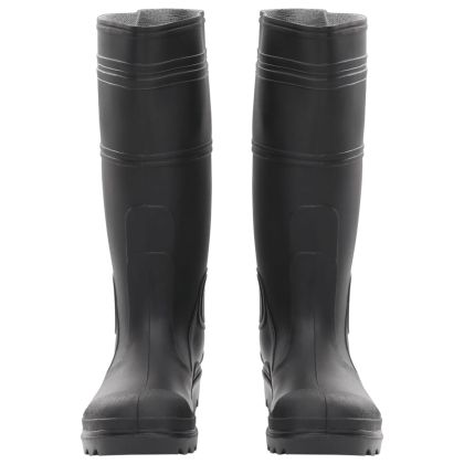 Ботуши за дъжд, черни, размер 38, PVC