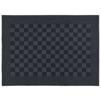 Комплект кърпи от 50 части, черен и сив, памук