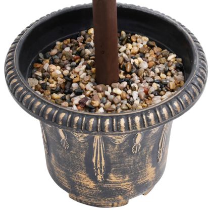 Изкуствен чемшир във формата на топка със саксия зелен 118 см