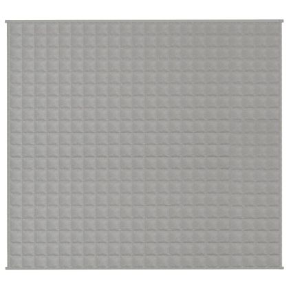 Утежнено одеяло сиво 200x225 см 13 кг плат