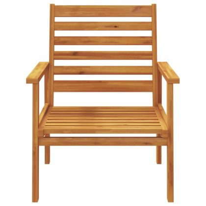 Градински лаундж комплект, 5 части, акация масив