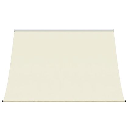 Прибираща се тента, кремава, 250x150 см, плат и стомана