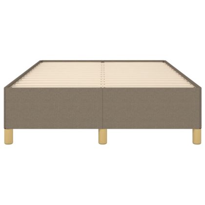 Рамка за легло без матрак, таупе, 120x190 см, плат