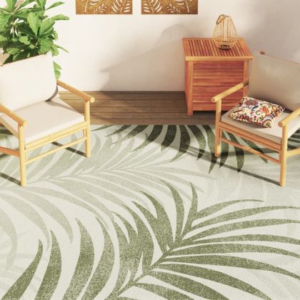 Килим за открито и закрито къс косъм шарен 190x300 см неплъзгащ