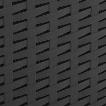 Градинска маса, сива, 53x53x40 см, пластмаса