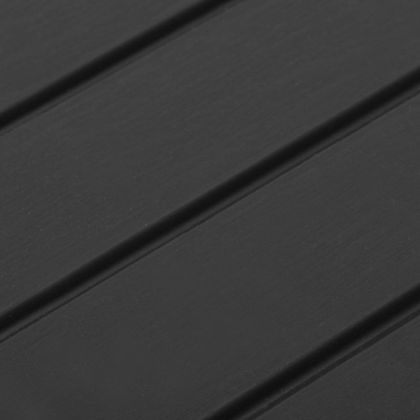 Градинска маса, сива, 53x53x40 см, пластмаса