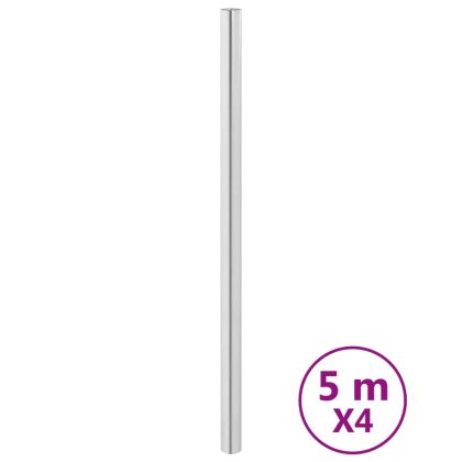 Стикери за мебели, самозалепващ, сребрист, 90x500 см, PET