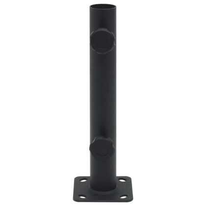 Основа за чадър Ø32/34/38 мм прът матово черно стомана