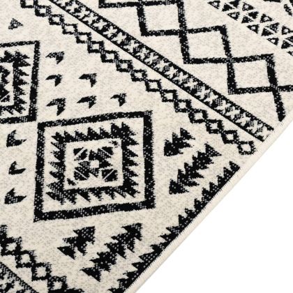 Килим за открито и закрито къс косъм шарен 190x300 см неплъзгащ