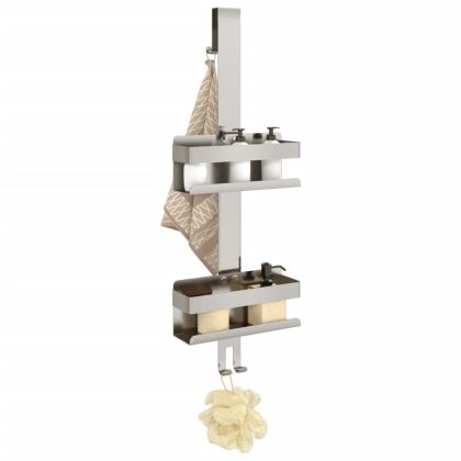 Органайзер за душ кабина, матова неръждаема стомана 304