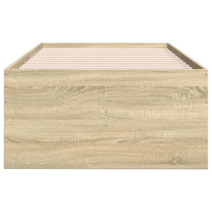 Дневно легло с чекмеджета, без матрак, сонома дъб, 90x190 см