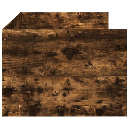 Дневно легло с чекмеджета, без матрак, опушен дъб, 90x190 см