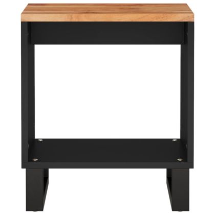 Маса за кафе, 40x31x46 см, акация масив и инженерно дърво