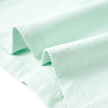 Детска тениска, светла мента, 128