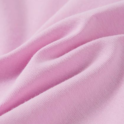 Детска тениска с къдрави ръкави, лила, 140