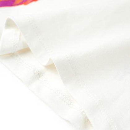 Детска тениска, екрю, 104