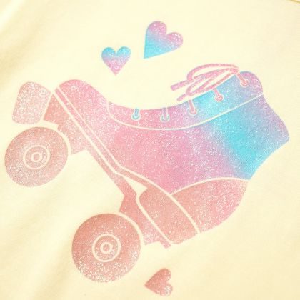 Детска тениска, меко жълто, 116