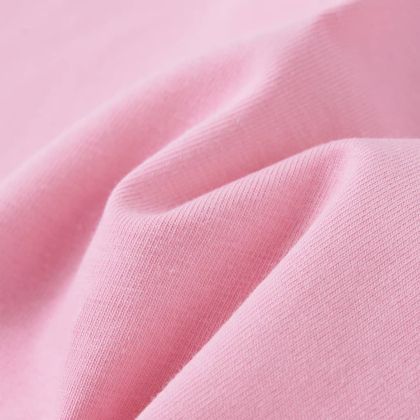 Детска тениска с къс ръкав, яркорозова, 140