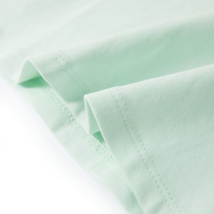 Детска тениска, светла мента, 140