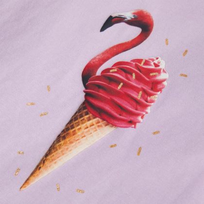 Детска тениска, люляк, 128