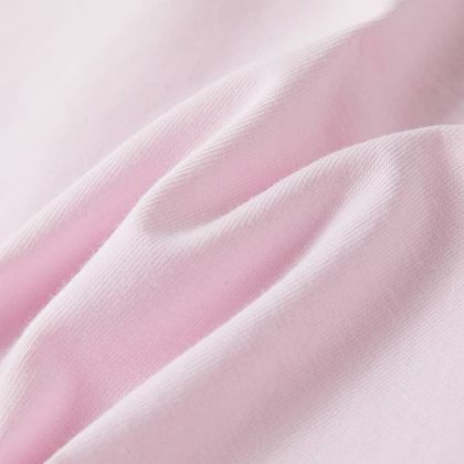 Детска тениска с ръкави капаче, меко розово, 128