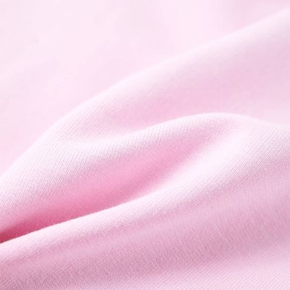 Детски суитшърт с качулка, светлорозово, 104