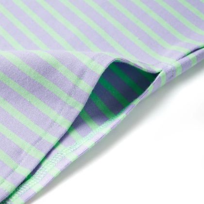 Детска права пола с райе, ярка мента, 128