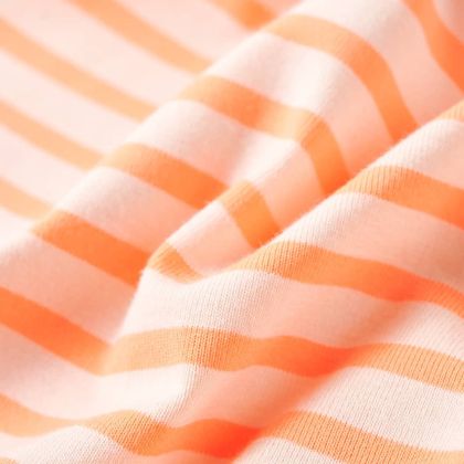 Детска тениска, неоново оранжева, 104